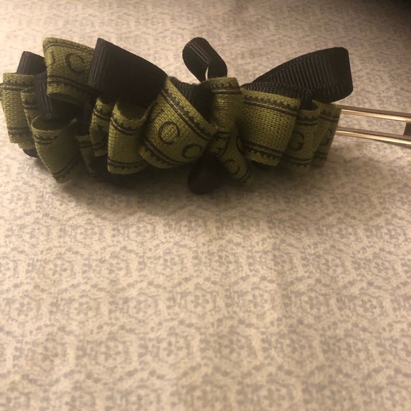 Authentic Gucci Ribbon Hair clip. 3” French barrette - Picture 3 of 4